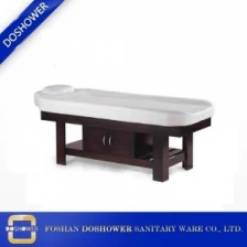 porcelana Cama de masaje plegable portátil con cama de masaje de madera al por mayor con almacenamiento de cama de masaje de belleza DS-M22 fabricante