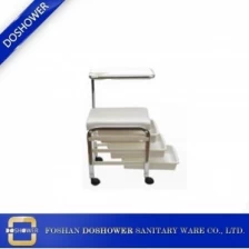 China salon nail table suppliers with salon furniture for hairdressing and peidcure shop cart /DS-BT3-W manufacturer