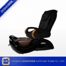 Chine chaise de pédicure spa chaise de pédicure avec bol en cristal chaise de massage de salon noir fabricant