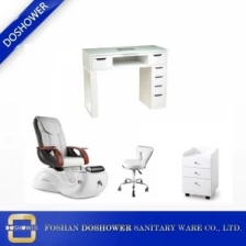 China wholesale nail salon pedicure chair manicure table package deals cheap nail salon station suppliers DS-S17H SET manufacturer