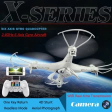 China 2.4G REMOTE CONTROL QUADCOPTER WITH 6-AXIS GYRO WIFI Drone REAL-TIME manufacturer