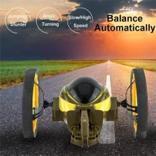 China Nieuwste !! 2,4 GHz Radio Control Bounce Car Jumping Robot RC Toy For Sale fabrikant