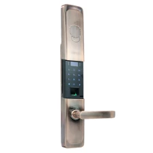 China 2020 Latest Design Luxury Style Semi-automatic anti theft Fingerprint Smart Lock DH8913 manufacturer