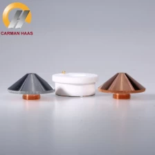 porcelana Boquilla Soporte de boquilla de cerámica de doble capa individual Diámetro 28 mm 32 mm para cabezal de corte láser de fibra Precitec WSX Raytools fabricante