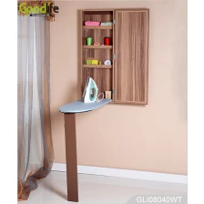 China 2015 new design wall mounted ironing board cabinet with glass mirror GLI08040 manufacturer