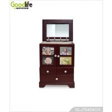 China Cheers beauty furniture antique jewelry box with doors and photo frame manufacturer