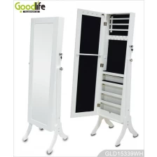 China China móveis fornecedor armário de madeira para a jóia com piso de pé GLD15339 fabricante