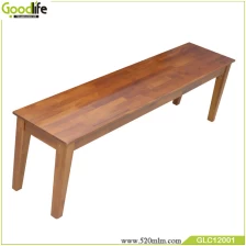 Cina China supplier mahogany long solid wood bench for meeting table outdoor multifunction chair wooden bench produttore