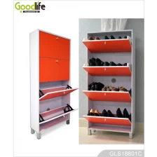 China Corner furniture 4 layer wooden shoe rack design manufacturer
