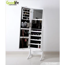 Chiny GOODLIFE Black mirror jewelry cabinet bedroom furniture set GLD15447 producent