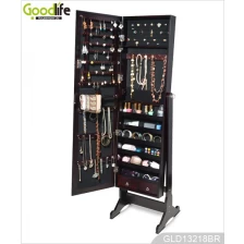 China Goodlife standing dressing mirror with jewelry storage wood furniture GLD13218 manufacturer
