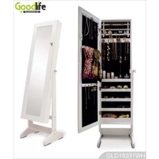 China Goodlife standing mirror jewelry armoire with European style manufacturer