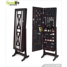 China Goodlife three-in-one Antique Full length Wooden Jewelry Storage Cabinet GLD12218 manufacturer
