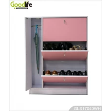China Hallway furniture wooden shoe rack cabinet with umbrella storage cabinet GLS17040 manufacturer