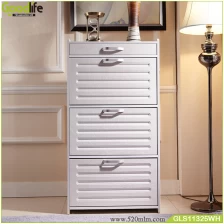الصين Knock down package mail order no damage waterproof  shoe rack wooden cabinet with drawer for OEM/ODM الصانع