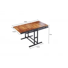 ประเทศจีน Living room dining table coffee table folding design ผู้ผลิต