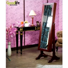 China Mirrored jewelry cabinet wholesale low price classic style cabinet for women accessories manufacturer
