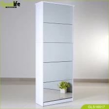 Chiny Multi-functional shoe cabinet clean lines decoration living room GLS18805 producent