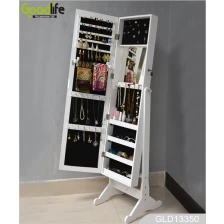 चीन Necklace storage rack jewelry cabinet  with long mirror GLD13350 उत्पादक