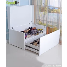 China Shoe rack Alibaba China wholesale custom drop front shoe box for home manufacturer
