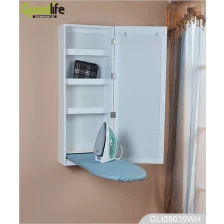 China New design wall mounted mirrored ironing board cabinet GLI08039 manufacturer