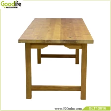 porcelana OEM/ODM teak wood table,dining table or meeting room table fabricante