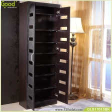 Китай PVC wooden shoe cabinet for sale with paper veneer производителя