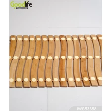 चीन Practical Solid Teak Wooden Bath Mat IWS53358 उत्पादक
