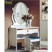 China Resource furniture wooden dressing table mirror with storage function GLT18073 manufacturer