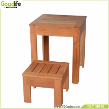 ประเทศจีน Solid wood tea or coffee table living room and outdoor furniture ผู้ผลิต