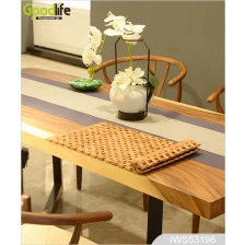 Chiny Teak wood door design  mat for bathing safety IWS53196 producent