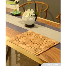 Cina Teak wood door design  mat for bathing safety IWS53201 produttore