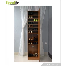 China Wholesale Tall Wooden Shoe Storage Cabinet GLS17011A manufacturer