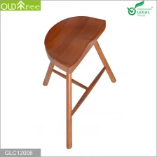 China Wholesale cheap wooden bar chair antique unique design high quality for people leisure manufacturer