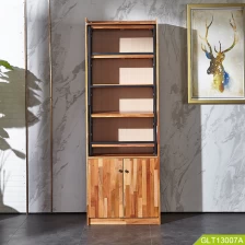 चीन Wholesale household living room wooden storage furniture high quality with metal conversion shelf उत्पादक