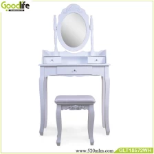 Китай Wooden dressing table with mirror and 3 drawers GLT18572 производителя