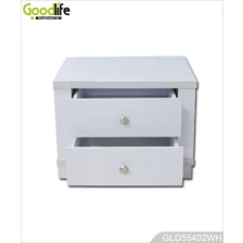 China Wooden storage cabinet with one drawer for bedroom side table GLD55402 manufacturer