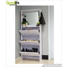 China ikea style multiple function wooden storage cabinet for shoes GLS16620 manufacturer