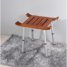 China lifting teak wood bath stool manufacturer
