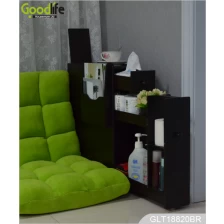 China wooden storage cabinet space saving bathroom corner cabinet manufacturer