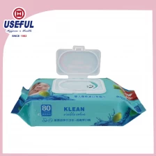 China Baby wet wipe-80pcs/pack fabrikant