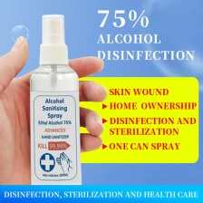 China 100ml Wash Disinfectant Gel  Hand Sanitizer Gel Antibacterial Alcohol Hand Sanitizer Gel OEM 75% Alcohol fabrikant