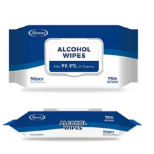 China 2020 Custom Factory Price Alcohol Pads Alcohol Wet Wipe With 75% Alcohol wipes manufacturer