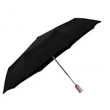 中国 2020 Hot sale high quality custom pongee fabric 3fold umbrella promotional rain umbrella メーカー