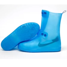 중국 재사용 가능한 안전 비 신발 5 색 케이스 커버 미끄럼 방지 PVC 신발 비가 방수 레인 신발 보호 표지 제조업체