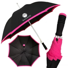 중국 알루미늄 샤프트 라이트 골프 광고 프로모션 경기 컬러 핸들 스트레이트 우산 제조업체