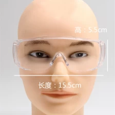 China Anti-fog protective safety goggles clear lens chemical splash eyewear protection soft protective safety goggles manufacturer