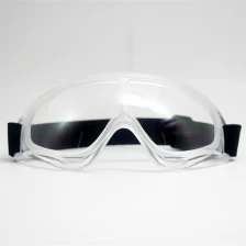 中国 防划伤和护目安全眼镜，防雾透明呼吸个人防护镜 制造商