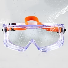 China Basic styles safety industrial goggle, indirect vented soft flexible scratch-resistant and anti-fog clear goggles manufacturer