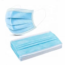 China CE FDA certificated 3ply non woven disposable protective face mask with filter manufacturer